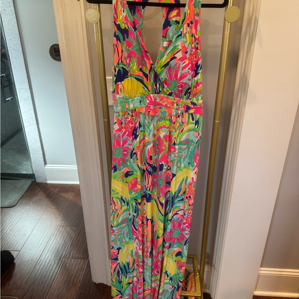 Lilly Pulitzer Vibrant Floral women’s Maxi dress